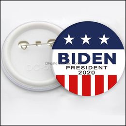 Andere feestelijke benodigdheden Home Garden Biden stemmen Amerikaanse president verkiezingen Democratische partij U.S.Lelatie Commemorative Badge Clothing Aessori