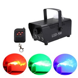Autres accessoires flash Disco Fast Colorful Smoke Machine Mini LED Remote Fogger Ejector DJ Party Party Stage Light Fog Machine 230904