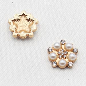 Andere Bloem Legering Parel Water Diamant Gesp Plaat Diy Kleding Telefoonhoesje Wenskaart Boog Haaraccessoires Decoratie Drop Deliv Dhlrx