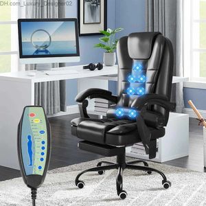 Overig meubilair 7-punts massage Gaming stoel Bureaustoel Directiestoel Bureau PVC stoel Draaistoel Ergonomisch verstelbaar met afstandsbediening Q240129