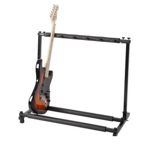 Otros muebles MTI Guitar Stand 5 Soportador de plegamiento Plegador Estado escenario de lubina