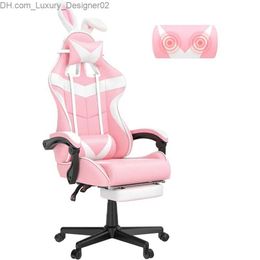 Autres meubles Sister Chair Chaise de jeu pour PC Wife and Love (Rose) Meubles Girlfriend Gamer Chairs Furniture Choice Chaises de salon Q240129