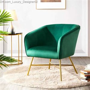 Ander meubilair Velvet Club Accent Chair Green Lounge Chair Bankstel Woonkamermeubilair Q240129