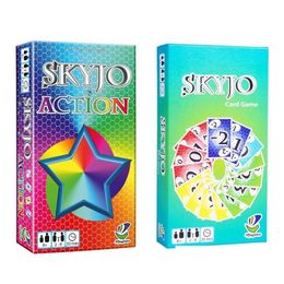Autres jeux Skyjo Card Party Party Interaction Entertainment Board Game Version anglaise de l'étudiant de la famille Dormitory Drop Livrot Access OTJSL