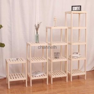 Otros edificios de jardín Estante para macetas Soporte para balcón para flores Estante de almacenamiento de madera maciza nórdica Estante para sala de estar Muebles para el hogar Macetas para plantas YQ240304