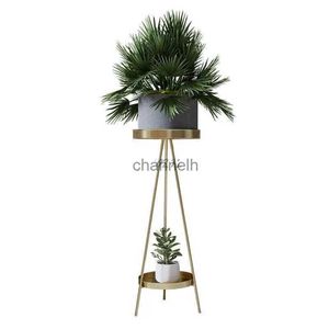 Autres bâtiments de jardin Lumière de luxe Salon Stand de fleurs Étagère à fleurs en fer nordique Étagère intérieure du sol au plafond Simple Support de fleurs de radis vert YQ240303