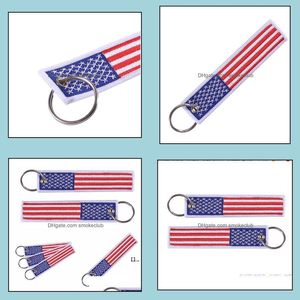 Autre jardin maison Gardenus drapeaux porte-clés pour motos scooters voitures et patriotique avec porte-clés drapeau américain cadeau sangle de téléphone portable