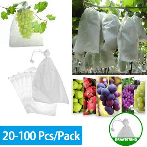 Autres fournitures de jardin 100 pcs raisins de pomme Fraignes Bages de culture de la fraise Protection des plantes de légumes non tissées pour la lutte antiparasitaire Anti Bird Tools 230113