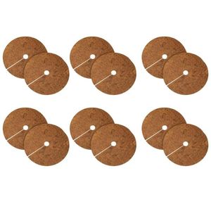 Andere tuinbenodigdheden 12 pc's 118 inch Coco kokos vezelboom mch ringbeschermer mat voering voor schijfplant er bloempot drop levering ho dhklw