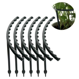 Andere Tuinbenodigdheden 2 stks / 6 Stks Plant Stand Ondersteuning Stakes Klimmen Trellis Bloem Holder Gereedschap Zwarte kleur