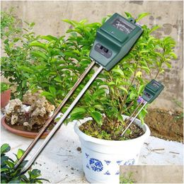 Andere tuinbenodigdheden 3 op 1 bodemvochtmeter thermometer Plant Flower pH Tester Detector Water Vochtigheid Licht Testsensor Drop D DHFRJ