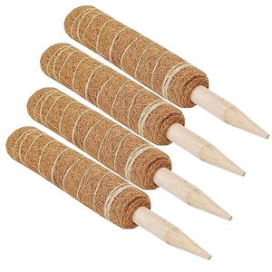 Andere tuinbenodigdheden 4pc kokos mos totem pool stick voor klimplantsteunverlenging extensie klimmen indoor planten