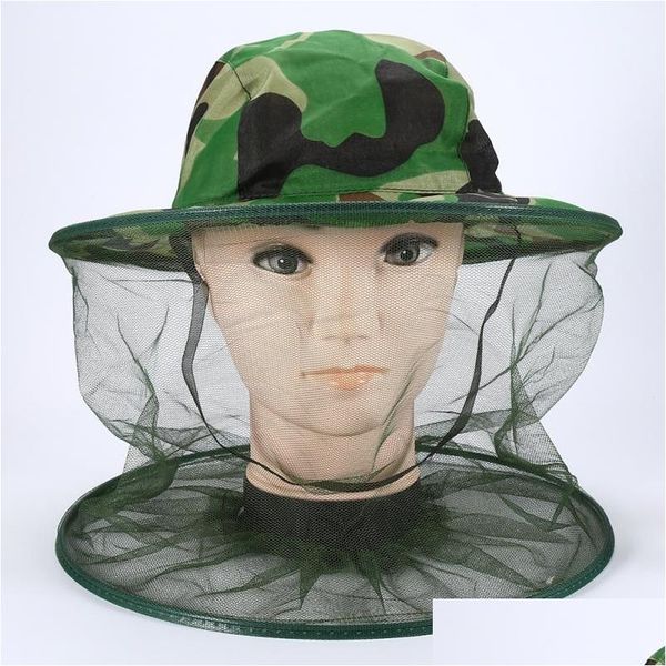 Autres fournitures de jardin Beekee Hat Head Protection du visage Fournitures de jardin Masque de voile Bee Bug Insect Anti-Moustique Filet de prévention de sécurité 122 Dh4Xi