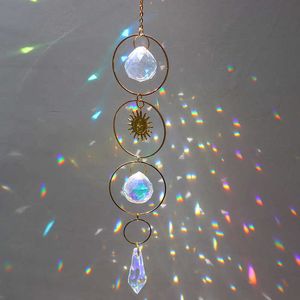 Andere tuinbenodigdheden kristallen windtuigzon van catchers hangende hanglampje vangen van sieraden windtuig voor huizentuin bruiloft tuindecoratie g230519