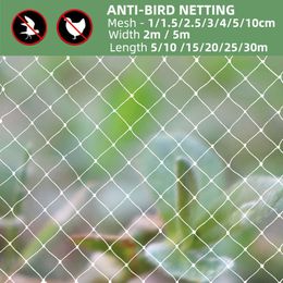 Andere tuinvoorraden Extra sterke anti vogelnet nylon tuinnetten gaas voor fruitgewas plantenboom herbruikbare beschermingsdeksels tegen vogelherten G230519