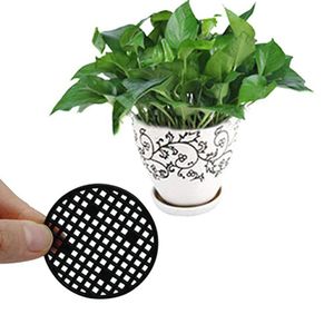 Autres fournitures de jardin en plastique Pot de fleur Trou Mesh Pad Bonsai Bottom Grid Mat Drainage Sns Prévenir la perte de sol Joint respirant 4,5 cm Dh9NZ