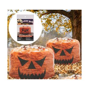 Andere tuinbenodigdheden pompoenbladzakken Halloween ldpe grote decoratieve gazon decoratie buitentuin decor vuilniszak vt1666 drop d dhhk6