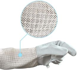 Autres fournitures de jardin Gants d'apiculteurs Ultra Mesh Ventilation en filet à trois couches Protégez vos mains Apiculture en peau de chèvre entièrement ventilée 230707