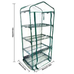 Andere tuinbenodigdheden Waterdichte zaailing Plant Greenhouse Outdoor Grow Green House Tent 2 5 Tier Vervanging S Bloem warm 230410