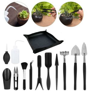 Other Garden Tools 12 Pcs Planter Kit Succulent Plants Mini Hand Set Indoor Bonsai Miniature Transplant Seedling Tool 230422