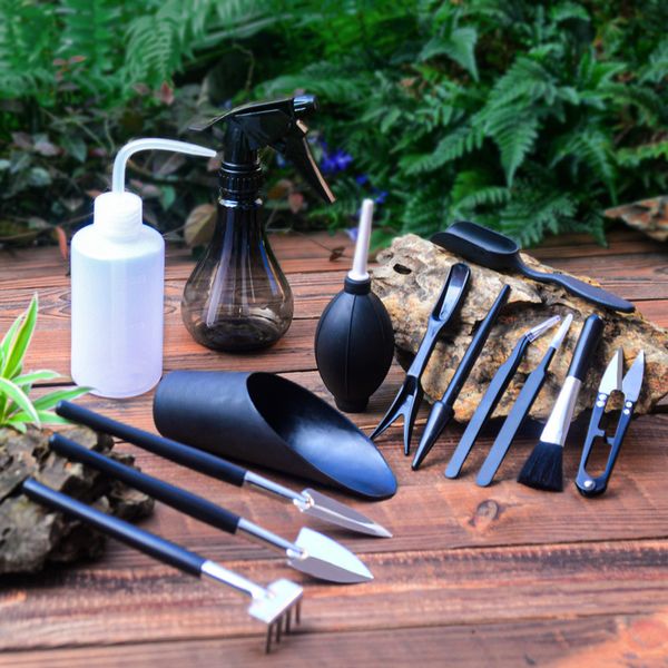 Autres outils de jardin 1415Pcs Mini Hand Set Planter Kit Plantes Succulentes Prune Intérieur Bonsai Miniature Transplant Semis 230422