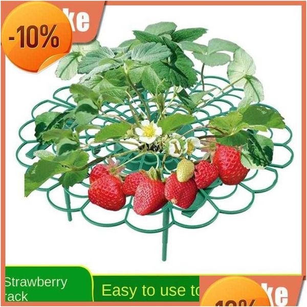 Autres outils de jardin Dernier facile à démonter Ne pas casser Support détachable Empêcher la pourriture des fruits Circar Plastic Stberry Rack Store Drop Dhwbd