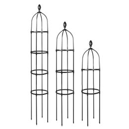 Autres outils de jardin Obélisque Arch Treillis Support de plante Cadre antirouille pour vignes grimpantes Fleurs Stand Intérieur Décor floral extérieur Y231127