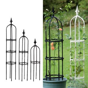 Autres outils de jardin Cadre d'escalade pour plantes Support de fleurs extérieur Treillis d'obélisque Tour de support portable Européen 230422