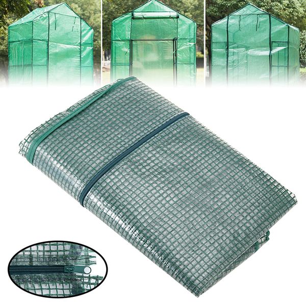 Autres outils de jardin Couverture de serre en plastique Couvertures de remplacement à 4 niveaux avec renfort 160x70x50cm 230620