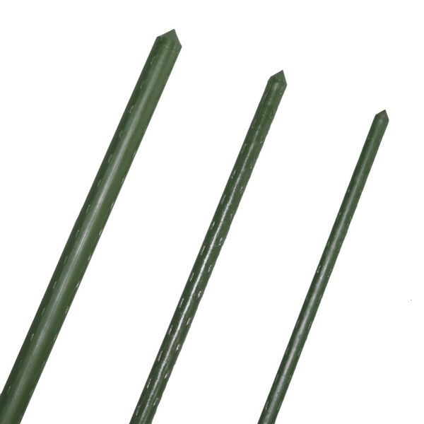 Autres outils de jardin treillis Support de fleurs Serre agricole Pilier Tuyau en acier revêtu de plastique Support pour plantes grimpantes 12 Pcs 230422