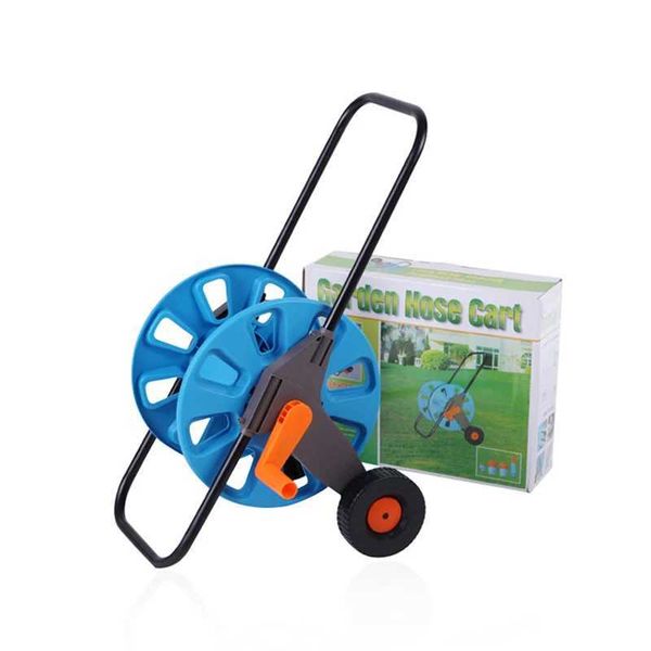 Autres outils de jardin en gros de grande taille de tuyau d'eau de jardin avec roues de rangement de roues contient des outils de lavage de voiture de tuyau 50m CN recommander S2452177
