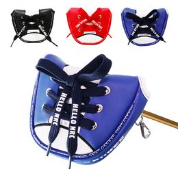 Andere golfproducten 1 stuks Golf Mallet Putter Cover Headcover Magneet Gesloten PU-leer Waterdichte schoenstijlen Golf Club Head Covers Drop Ship 230603