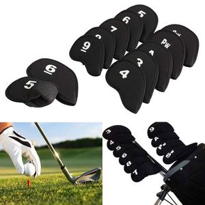 Autres produits de golf 10 Pcs Golf Club Head Covers Fer Putter Head Cover Putter Headcover Set Outdoor Sport Golf Accessoires 230707