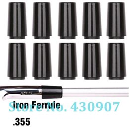 Autres produits de golf 102050100pcs pointe taille 355 embouts en plastique noir personnalisés pour cale de fer conique 230801