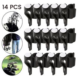 Andere golfproducten 14 PCS Golf Putter Holder Golfzak Clip Fixed Golf Clubs Buckle Ball Training Aids Outdoor Sports Game Accessories Swing Trainer 230325