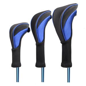 Andere golfproducten 1 pc Golf Wood Cover Driver 1 3 5 Fairway Woods Headcovers Lange Neck Head Covers for Golf Clubs Number Tag verwisselbaar 230821