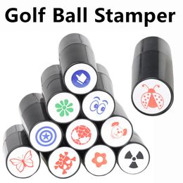 Andere golfproducten 1 stuks Ball Stamper Stamp Marker Impression Seal Sneldrogend Plastic Veelkleurige Accessoires Symbool Voor Golfer Gift 231010