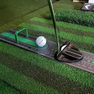 Autres produits de golf 1PCS Distance de précision en plastique Mettant l'aide de forage | Golf Rail Alignement Course Outils d'entraînement portables 231128