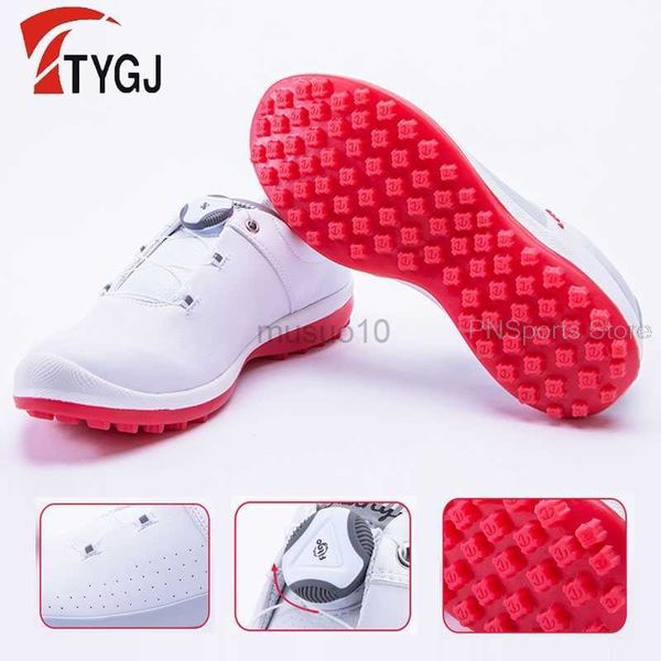 Autres produits de golf 2021 nouvelles chaussures de golf imperméables femmes pointes de plein air baskets de golf dames sport chaussures de golf femmes athlétiques baskets bouton boucle HKD230727