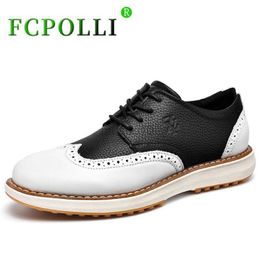 Andere Golfprodukte 2022 Hot Golf Training Herren Hochwertige Sportschuhe für Herren Anti-Rutschige Wanderschuhe Herren Bequeme Golfschuhe Herren HKD230727