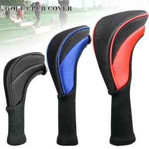 Andere golfproducten 3 stks/set Draagbare golfclubhoofdhoezen Golfhout Clubcover Driver 1 3 5 Fairway Woods hoofdhoezen Golfaccessoires met lange nek 231114