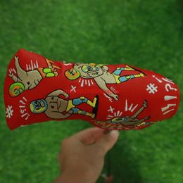 Otros productos de golf Todo tipo de palos de golf Blade Putter y mazo Putter Headcover Flower Snow Man para Golf Blade Putter Head Protection Cover 230915