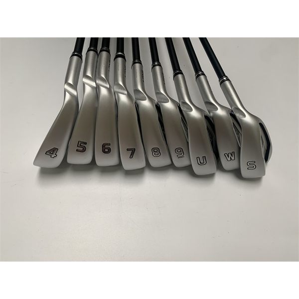 Otros productos de golf Marca 9PCS 425 Irons 425 Iron Set Clubs 4 9SUW R S SR Eje de grafito de acero flexible con cubierta de cabeza 221104