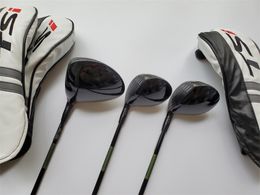 Autres produits de golf Marque TSi2 TSi3 Ensemble de bois Driver Fairway Woods R S SR X Flex Graphite Couvre-tête inclus 230612