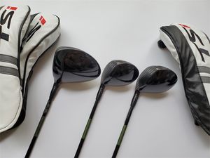 Andere golfproducten Merk TSi2 TSi3 Wood Set Driver Fairway Woods R S SR X Flex Graphite Shaft Head Cover inbegrepen 230612