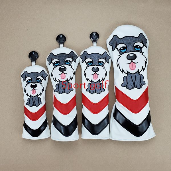 Autres produits de golf Conception de chiens mignons pilote de club de golf bois de parcours hybride ut couvre-chef sport club de golf tête de protection couverture 230703