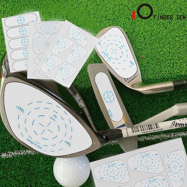 Autres produits de golf Design Driver Impact Tape Labels Golf Impact Stickers for Swing Training Irons Putters and Woods 230707