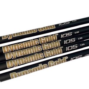 Otros productos de golf Dynamic Gold 105 S300 o R300 Black Color Steel Clubs Shaft 8pcs Irons 230629