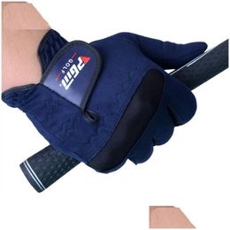 Andere golfproducten Handschoenen voor mannen 1 stuks Warmteafvoer Wrijving verhogen Zweet absorberen Tra Fiber Accessoires Guantes Drop Delivery S Dhimb