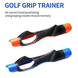 Otros productos de golf Accesorio de entrenamiento de agarre de golf Entrenador de swing de golf al aire libre Ayuda de entrenamiento de alineación de gestos para principiantes Ayuda de agarre de entrenamiento correcto 230923